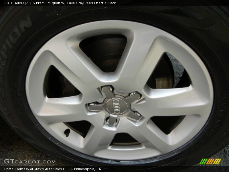 Lava Gray Pearl Effect / Black 2010 Audi Q7 3.6 Premium quattro