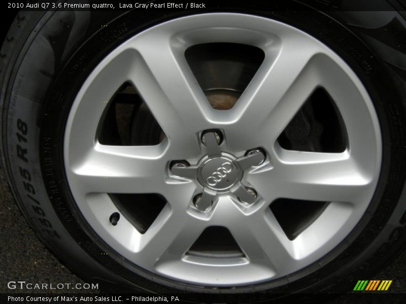 Lava Gray Pearl Effect / Black 2010 Audi Q7 3.6 Premium quattro