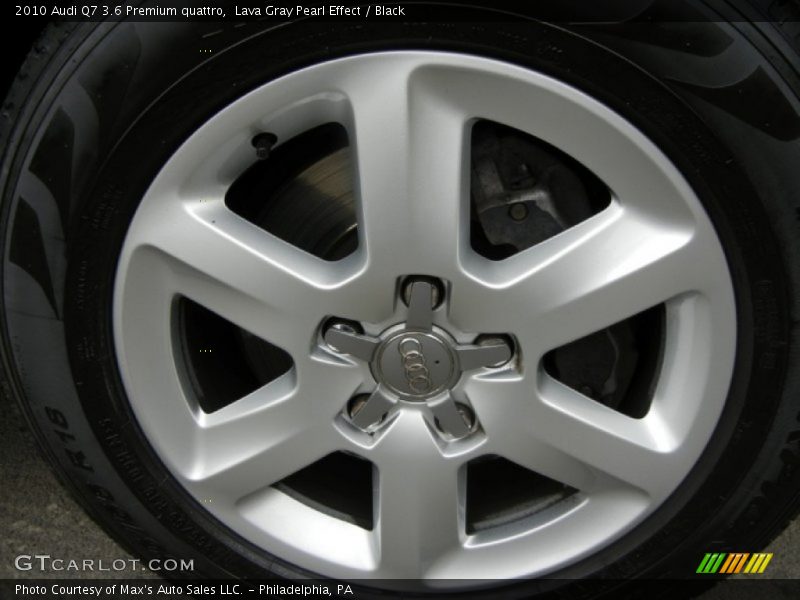 Lava Gray Pearl Effect / Black 2010 Audi Q7 3.6 Premium quattro