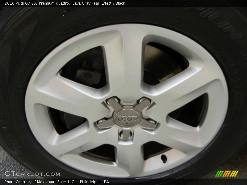 Lava Gray Pearl Effect / Black 2010 Audi Q7 3.6 Premium quattro