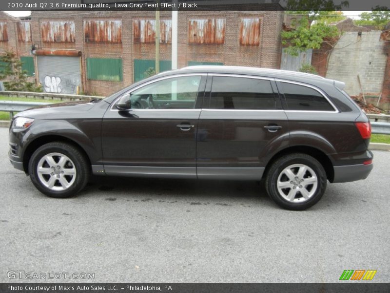 Lava Gray Pearl Effect / Black 2010 Audi Q7 3.6 Premium quattro