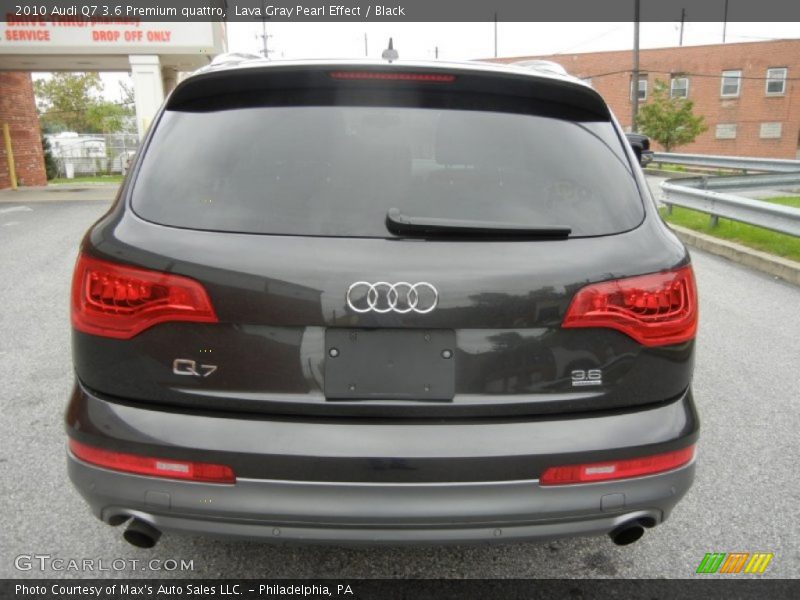 Lava Gray Pearl Effect / Black 2010 Audi Q7 3.6 Premium quattro