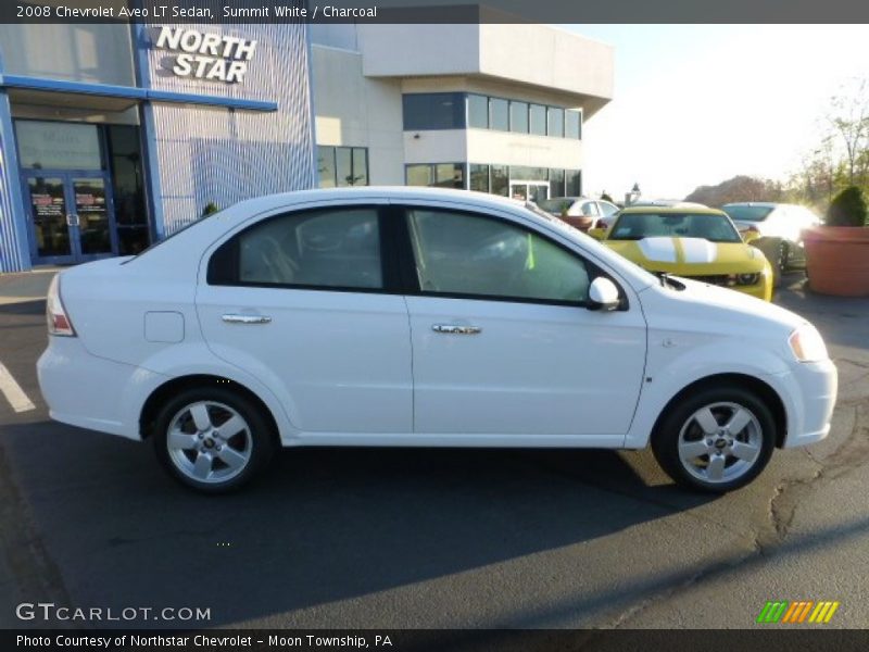 Summit White / Charcoal 2008 Chevrolet Aveo LT Sedan