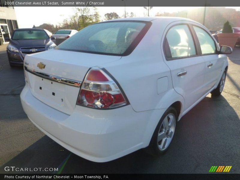 Summit White / Charcoal 2008 Chevrolet Aveo LT Sedan