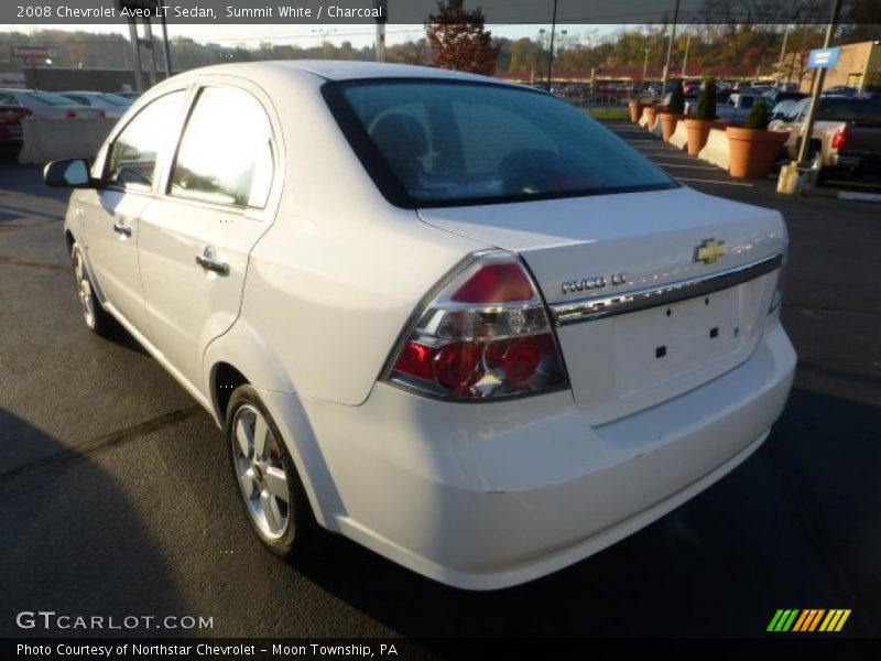 Summit White / Charcoal 2008 Chevrolet Aveo LT Sedan