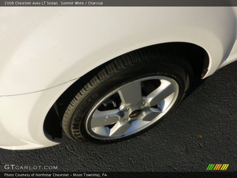 Summit White / Charcoal 2008 Chevrolet Aveo LT Sedan