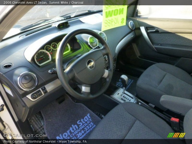 Summit White / Charcoal 2008 Chevrolet Aveo LT Sedan