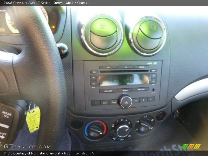 Summit White / Charcoal 2008 Chevrolet Aveo LT Sedan