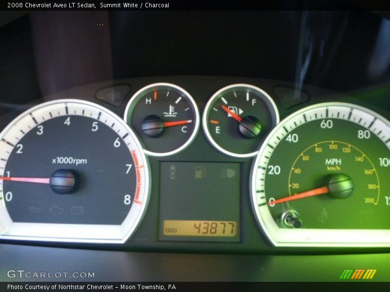 Summit White / Charcoal 2008 Chevrolet Aveo LT Sedan