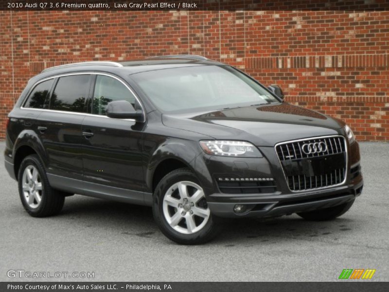 Lava Gray Pearl Effect / Black 2010 Audi Q7 3.6 Premium quattro