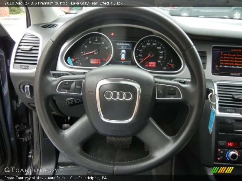 Lava Gray Pearl Effect / Black 2010 Audi Q7 3.6 Premium quattro