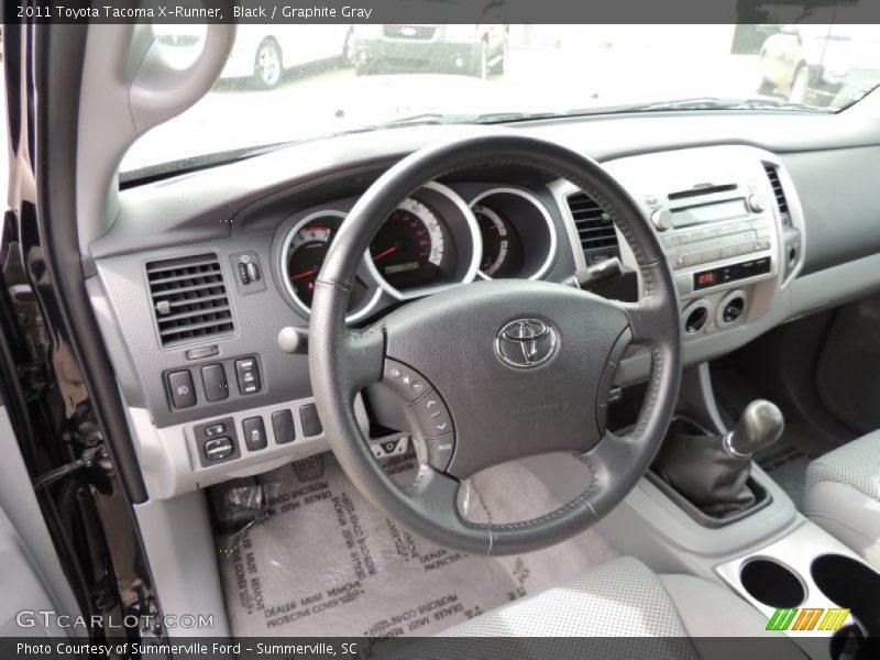  2011 Tacoma X-Runner Graphite Gray Interior