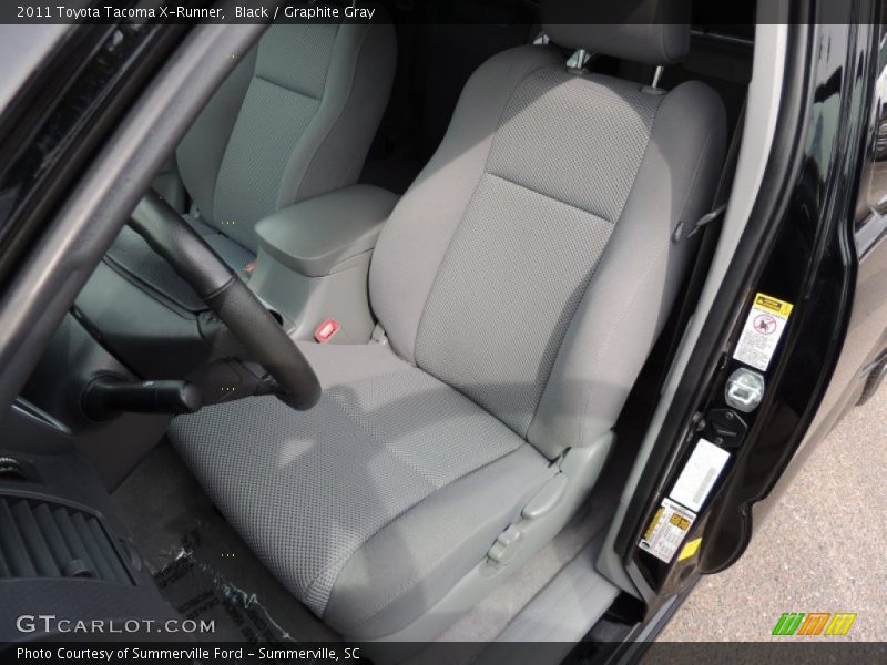 Black / Graphite Gray 2011 Toyota Tacoma X-Runner
