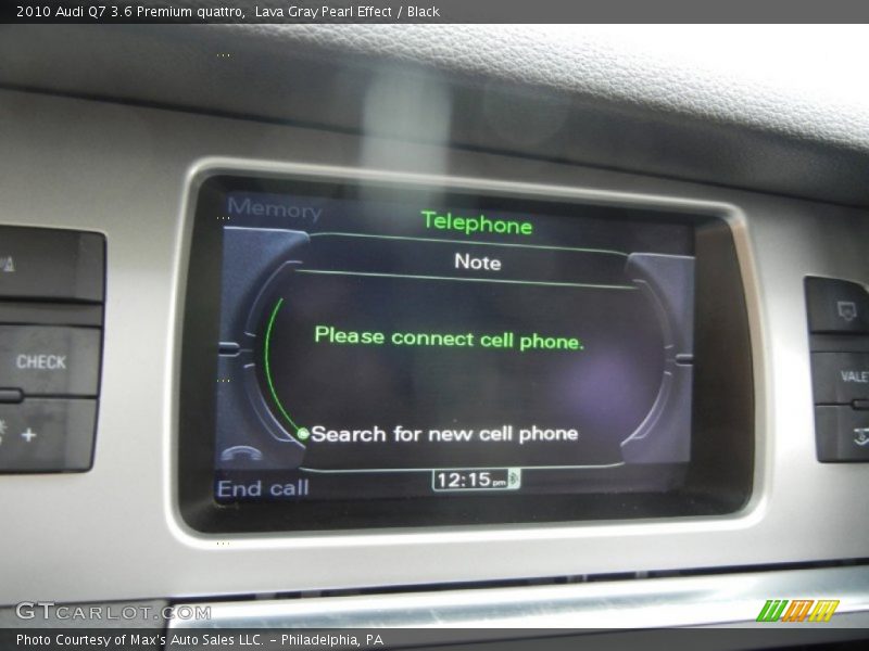 Lava Gray Pearl Effect / Black 2010 Audi Q7 3.6 Premium quattro