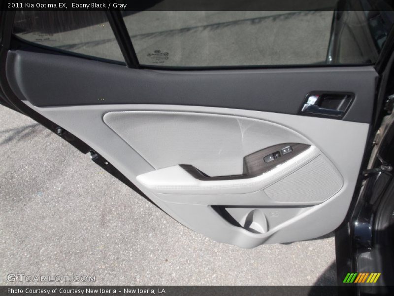 Ebony Black / Gray 2011 Kia Optima EX