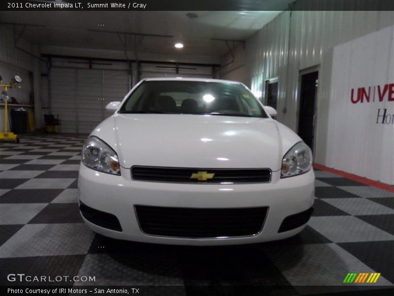 Summit White / Gray 2011 Chevrolet Impala LT