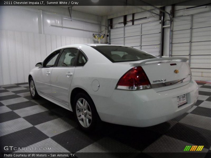 Summit White / Gray 2011 Chevrolet Impala LT