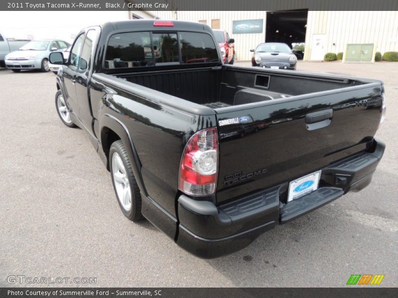 Black / Graphite Gray 2011 Toyota Tacoma X-Runner