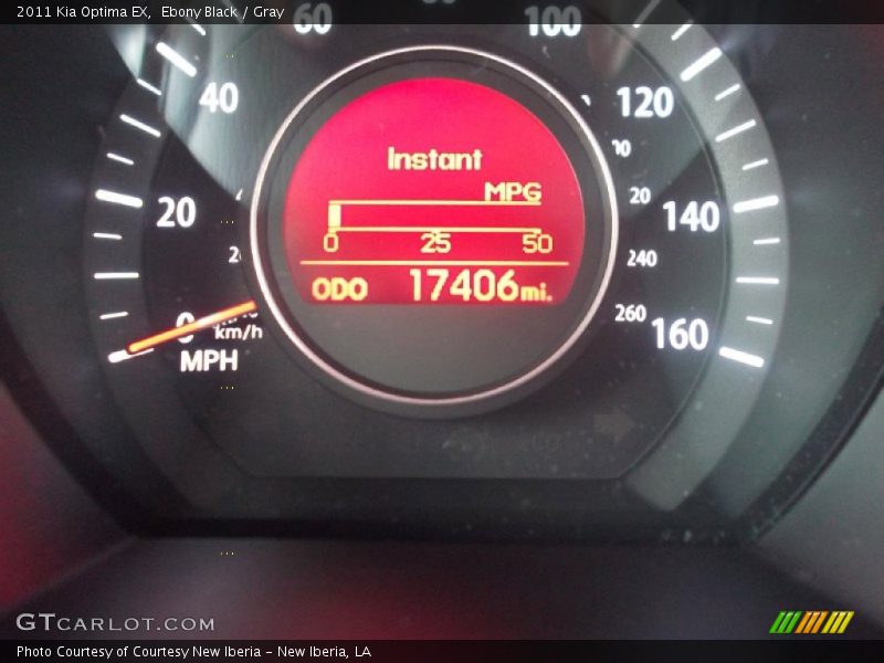 Ebony Black / Gray 2011 Kia Optima EX