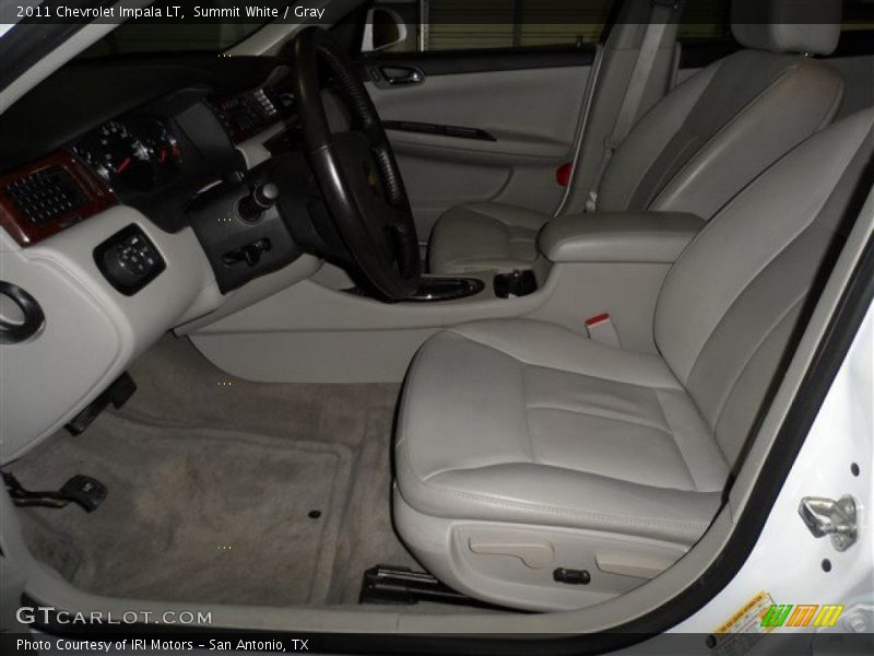 Summit White / Gray 2011 Chevrolet Impala LT