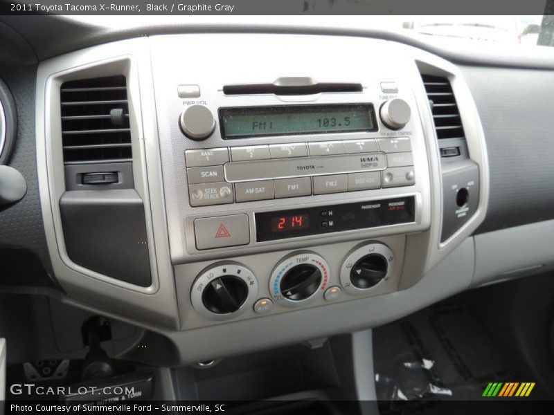 Controls of 2011 Tacoma X-Runner