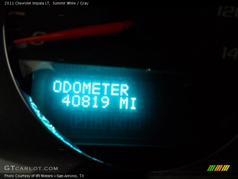 Summit White / Gray 2011 Chevrolet Impala LT