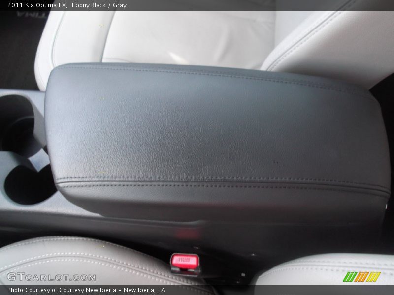 Ebony Black / Gray 2011 Kia Optima EX