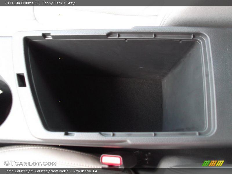 Ebony Black / Gray 2011 Kia Optima EX