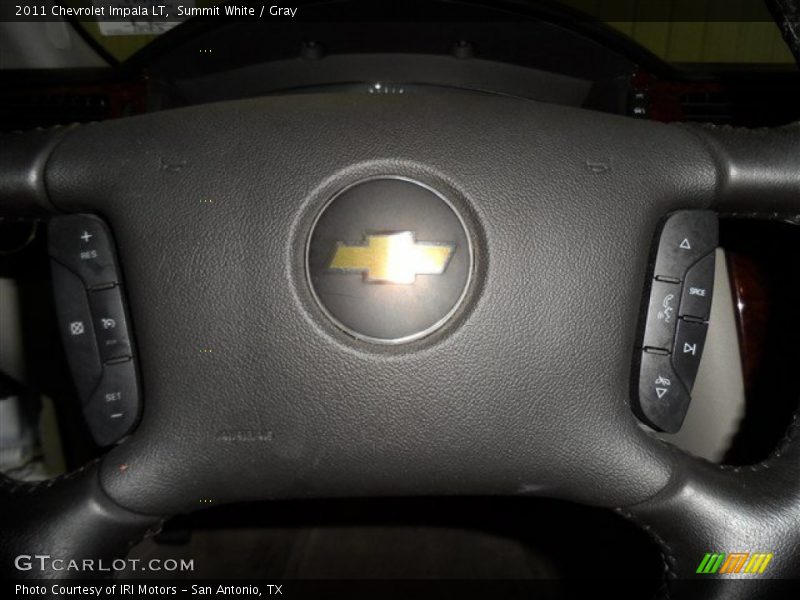 Summit White / Gray 2011 Chevrolet Impala LT
