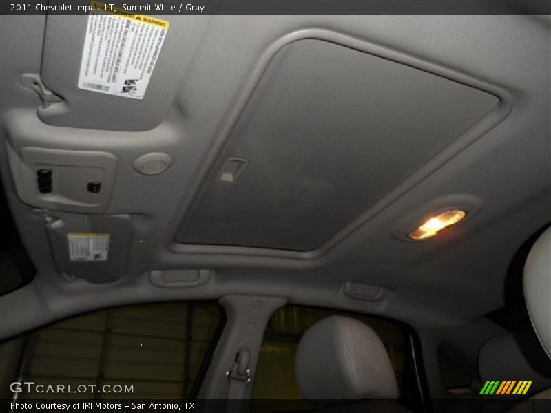 Summit White / Gray 2011 Chevrolet Impala LT