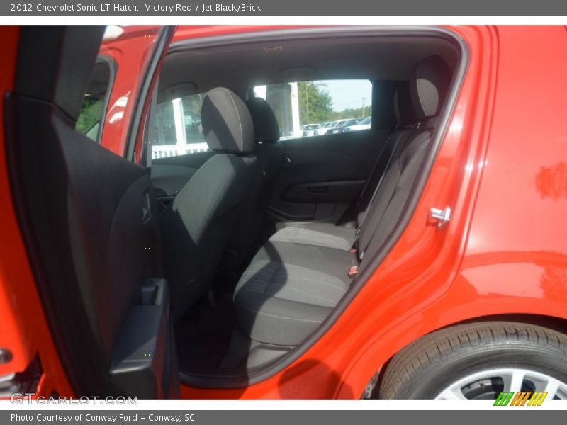 Victory Red / Jet Black/Brick 2012 Chevrolet Sonic LT Hatch