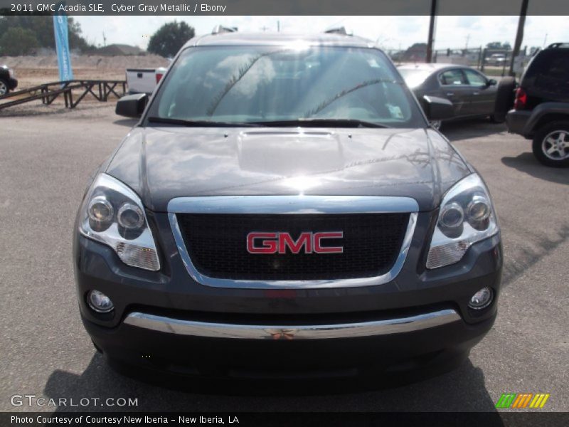 Cyber Gray Metallic / Ebony 2011 GMC Acadia SLE