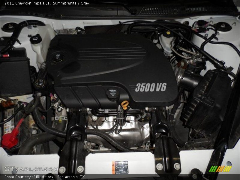 Summit White / Gray 2011 Chevrolet Impala LT