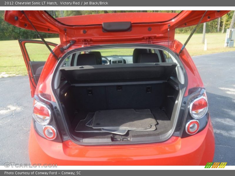 Victory Red / Jet Black/Brick 2012 Chevrolet Sonic LT Hatch
