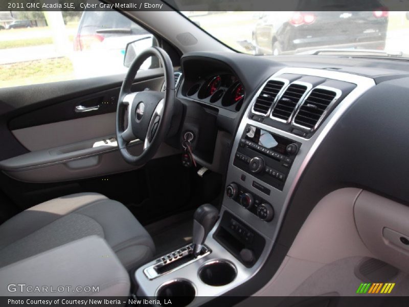 Cyber Gray Metallic / Ebony 2011 GMC Acadia SLE