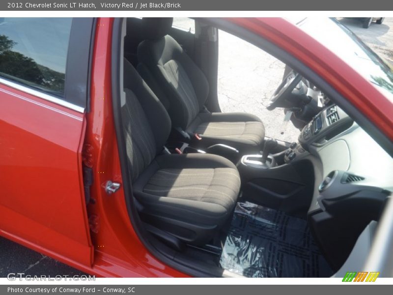 Victory Red / Jet Black/Brick 2012 Chevrolet Sonic LT Hatch