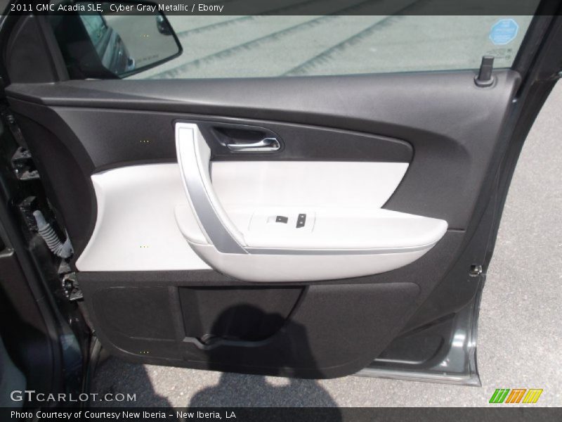 Cyber Gray Metallic / Ebony 2011 GMC Acadia SLE