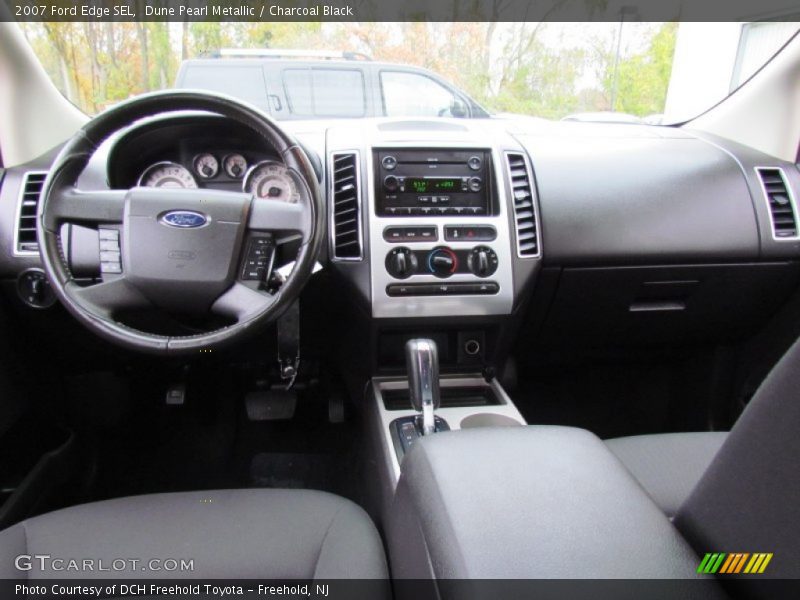 Dune Pearl Metallic / Charcoal Black 2007 Ford Edge SEL
