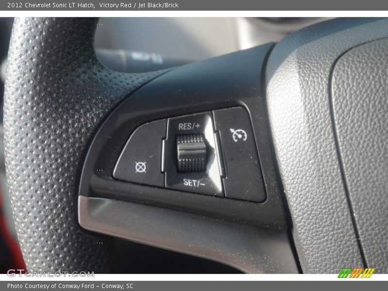 Victory Red / Jet Black/Brick 2012 Chevrolet Sonic LT Hatch