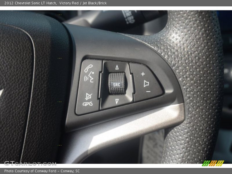 Victory Red / Jet Black/Brick 2012 Chevrolet Sonic LT Hatch