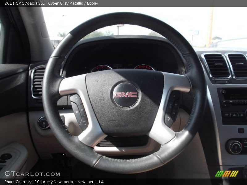 Cyber Gray Metallic / Ebony 2011 GMC Acadia SLE