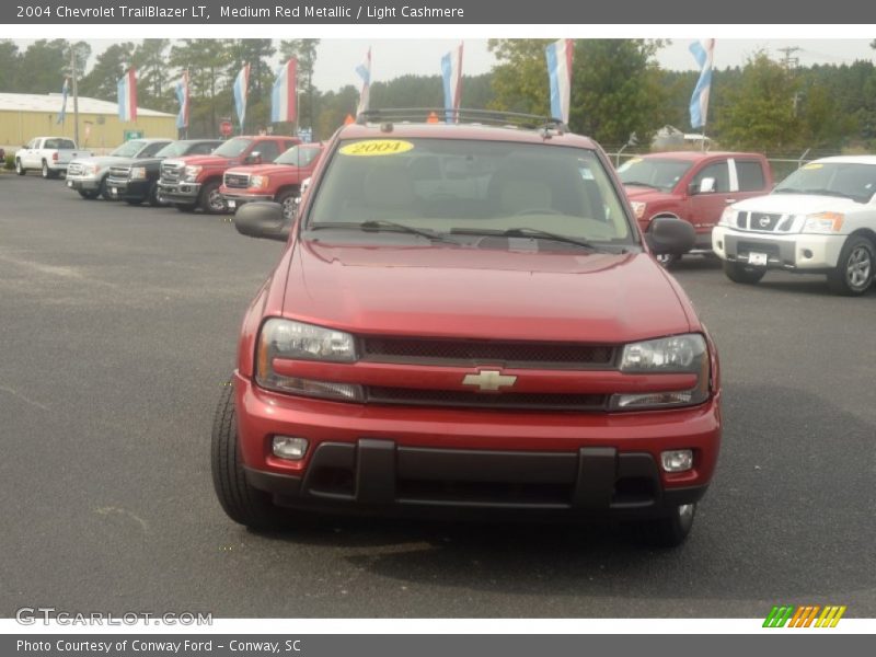 Medium Red Metallic / Light Cashmere 2004 Chevrolet TrailBlazer LT