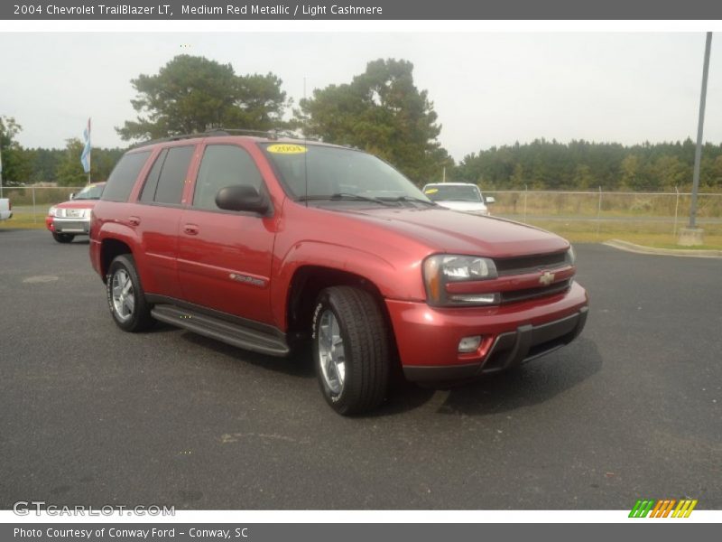 Medium Red Metallic / Light Cashmere 2004 Chevrolet TrailBlazer LT