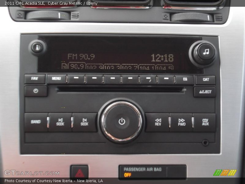 Cyber Gray Metallic / Ebony 2011 GMC Acadia SLE