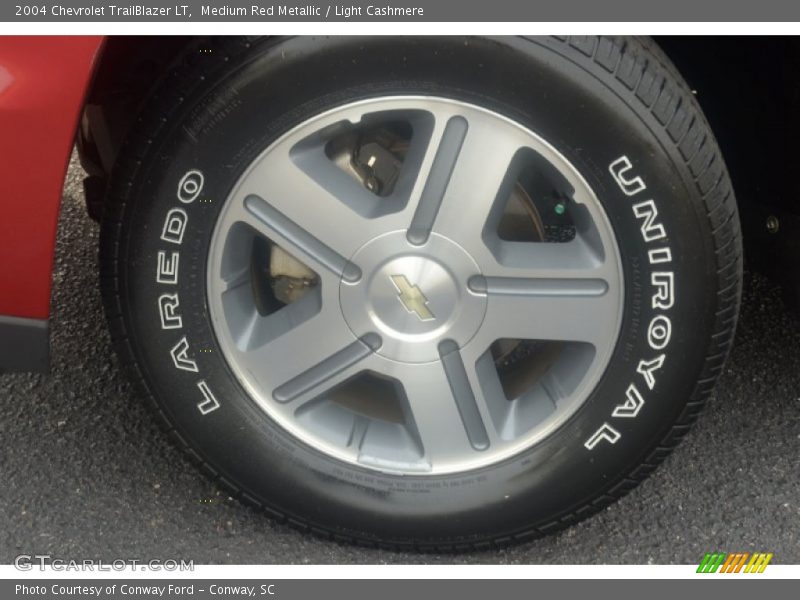 Medium Red Metallic / Light Cashmere 2004 Chevrolet TrailBlazer LT