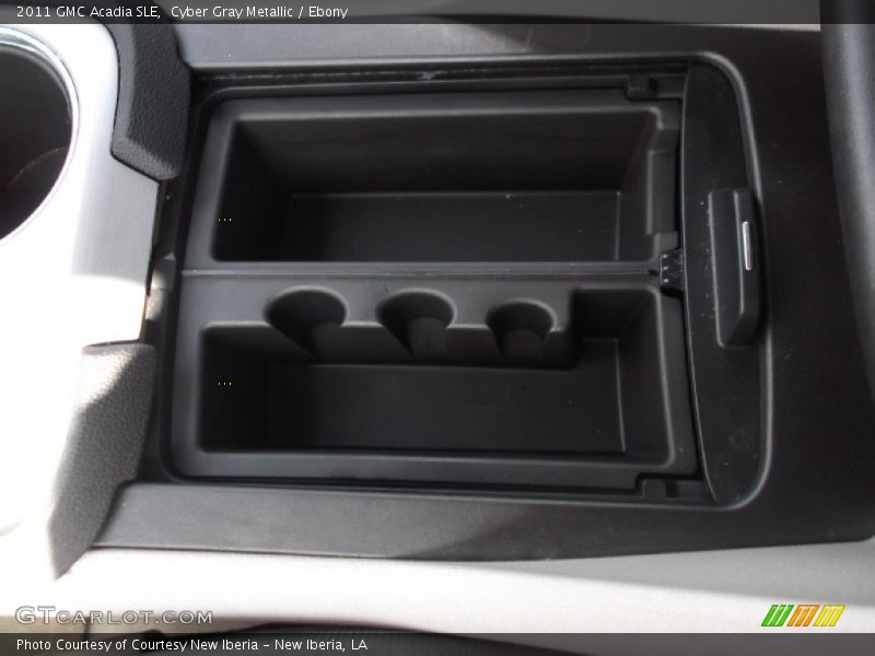 Cyber Gray Metallic / Ebony 2011 GMC Acadia SLE