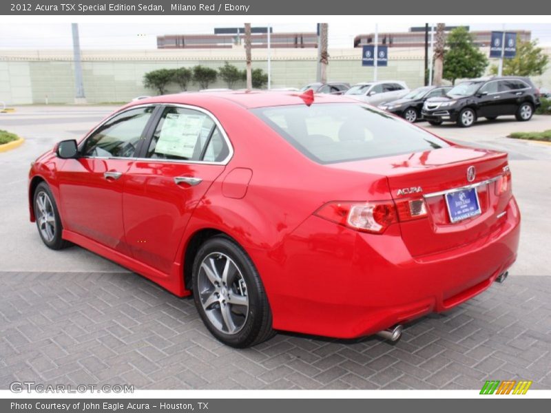 Milano Red / Ebony 2012 Acura TSX Special Edition Sedan