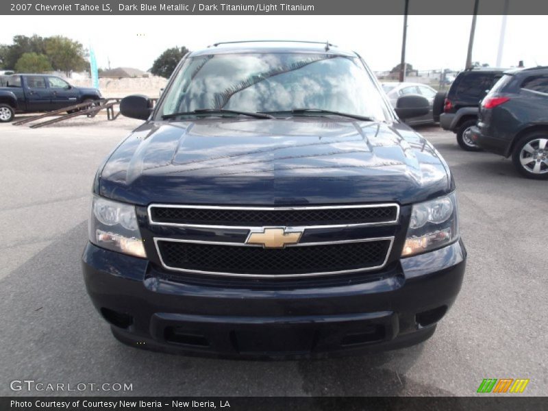 Dark Blue Metallic / Dark Titanium/Light Titanium 2007 Chevrolet Tahoe LS