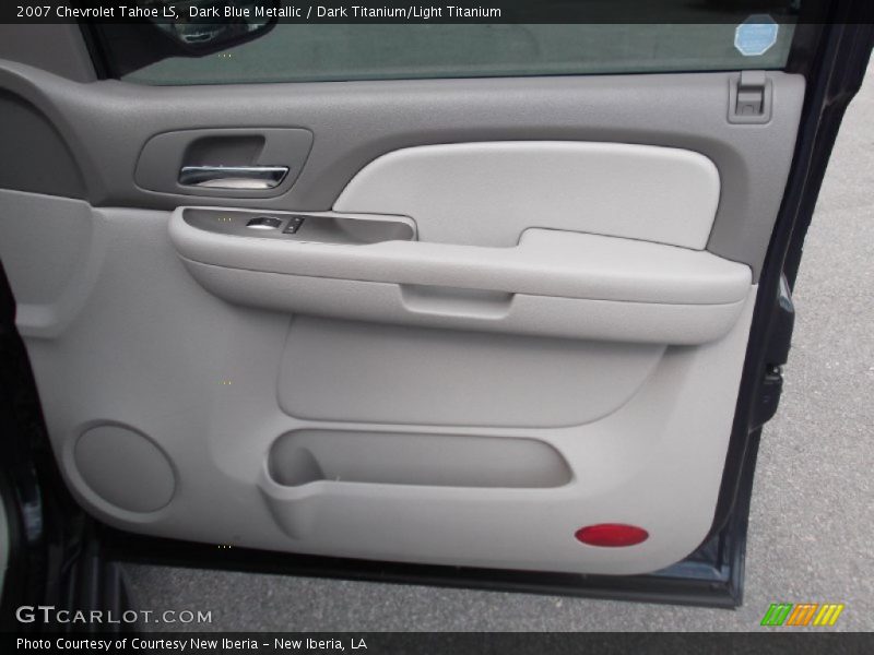Dark Blue Metallic / Dark Titanium/Light Titanium 2007 Chevrolet Tahoe LS