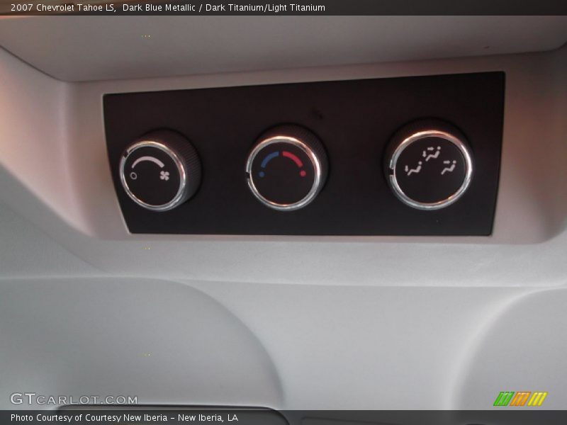 Dark Blue Metallic / Dark Titanium/Light Titanium 2007 Chevrolet Tahoe LS